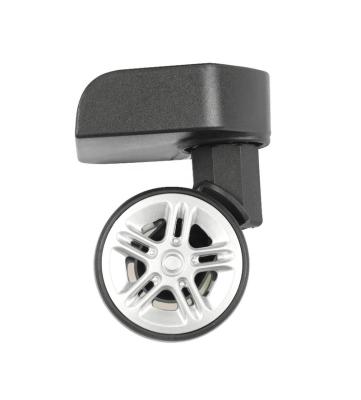 China JX9108 2D custom big replacement parts caster rubber 360 degree telescopic trolley wheels for luggage accessories for case for sale