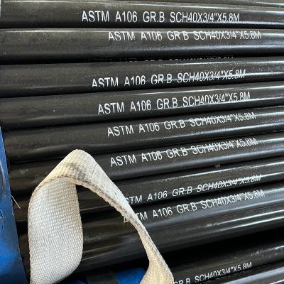 China API 5L Drill Pipe / ASTM A53 /A106 Sch 40 Seamless Sch80 Steel Pipe For Oil Water Transport for sale