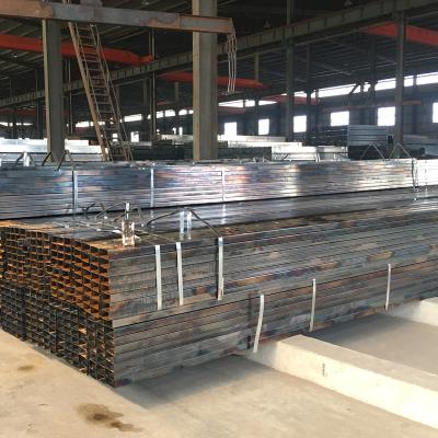 China OIL PIPELINE Ms ERW Welded Cold Roll Carbon Black Square Section Rectangular Hollow Steel Pipe Tube for sale