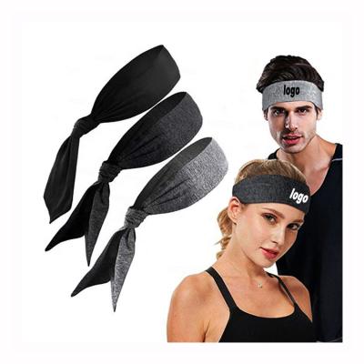 China Custom Simple Logo Sport Headbands Yoga Hair Bands Main Running Sweat Bands Outdoor Fitness Headband for sale