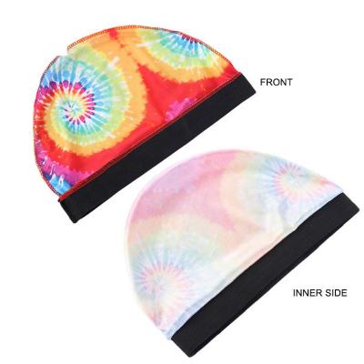 China Hot Selling Fashionable Custom Made Eco-friendly Logo Design Unisex Silky Stain Wrap Breathable Headwear for sale