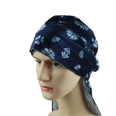 China Logo Printing Popular Durag Wholesale Custom Soft High Quality Soft Polyester Bandana Durag for sale