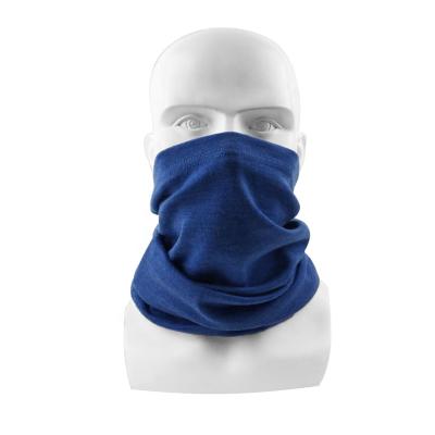 China Breathable Merino Wool Bandana Seamless Tube Head Wear Soft Neck Warmer Fabric Wool Multifunctional Bandana for sale