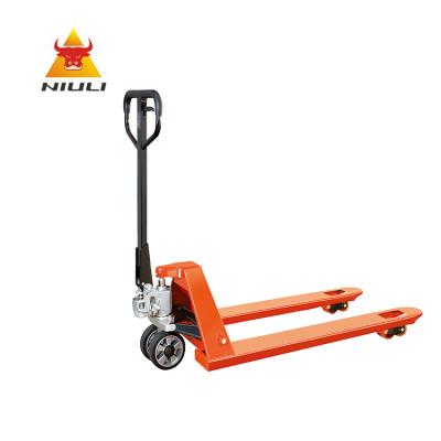 中国 Factory NIULI 2000kg 3000kg manual hand pallet truck with CE 販売のため