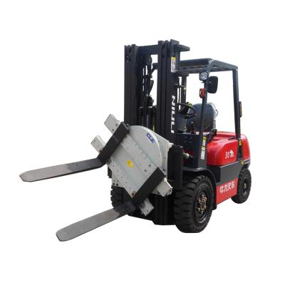 China Factory NIULI 3ton 360 degree attachment diesel forklift with attachment rotator Te koop