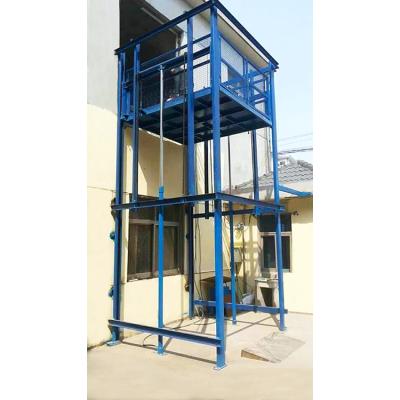 中国 Widely NIULI Building Construction Materials Hydraulic Vertical Cargo Lift CE Approved Goods For Lifting Warehouse Hydraulic Cargo Lift 販売のため