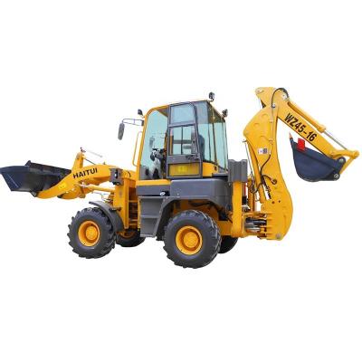 China Building Material Shops Mini Backhoe Wheel Loader With Euro 3 Engine for sale