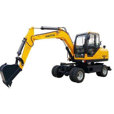 China Construction worksÂ   Excavator manufacturer price small wheel excavator HEW75 for sale for sale