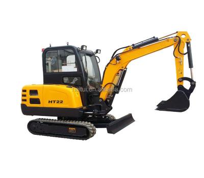 China Chinese Farms 2.2ton /3ton HT22 Mini Crawler Excavator For Sale for sale