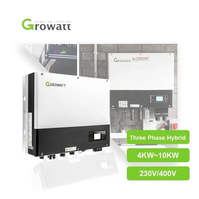 China Growatt 3 Phase Inverter Hybrid Solar System 10Kw 48V 20Kw 30Kw With CE Certificates 505*453*198mm for sale