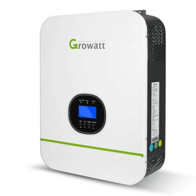 China Support Split Phase Growatt Stock SPF 3000TL LVM 24VDC/48VDC With Parallel Function Off Grid MPPT Split Phase Solar Inverter for sale