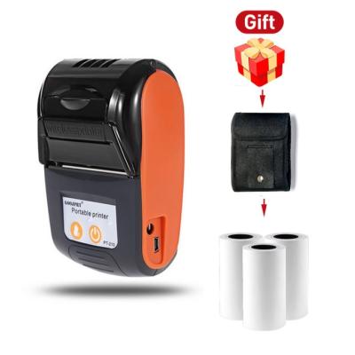 China GOOJPRT PT210 58mm Black and White Mini Android Thermal Printer with Free Case, Paper for sale