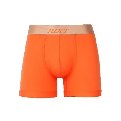 China Breathable goods using S/M/L/XL low price breathable orange shorts underwear boxer for men for sale