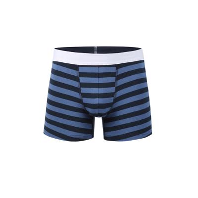 China Breathable S/M/L/XL 95%cotton Various Promotional Stripe Shorts Underwear Male Designer Boxers for sale