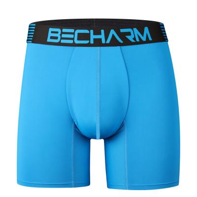 China Breathable Wearing Low Price Popular Product Mens Underwear OEM Boxer Brief Mens Boxer Long for sale