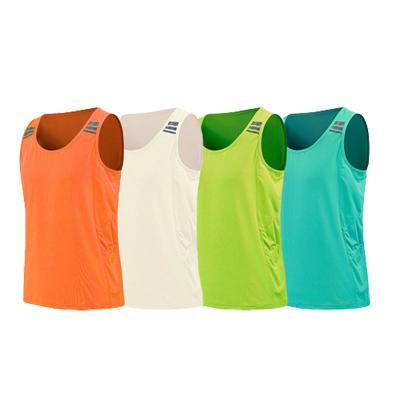 China New High Quality Breathable Cloth Workout Gym Breathable Vest Customized Color Logo Men Undershirts for sale