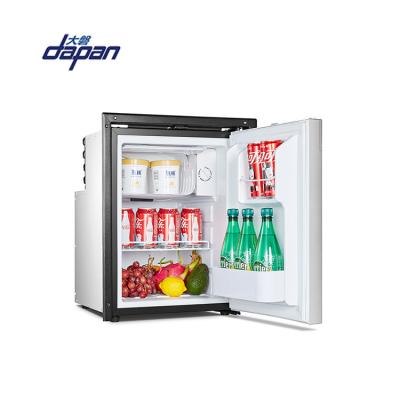 China 49Liter low noise mini camper plastic enclosed type fridge campervan for caravan for sale