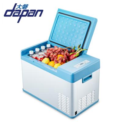 China COMPRESSOR Outdoor Travel AC/DC 12v/24v 23liter Mini Compressor Camping Fridge Freezer for sale