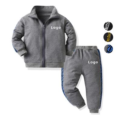 China Hot Sale Antibacterial Cotton Baby Sweatshirts Sets Long Sleeve Jacket and Pants Sets Kids Tracksuits Sweatsuit Kid Clothes for sale