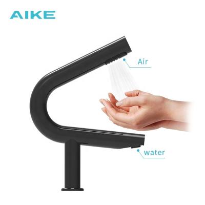 China Newest AK7131 Hotel Rises Auto Sensor Infrared Hand Dryer / Wash Faucet With Hand Dryer for sale