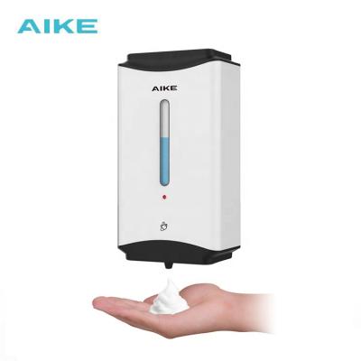 China Modern AK1256 1100ml Stainless Steel Touch 304 White Card Electronic Infrared Soap Automatic Dispenser Foam for sale