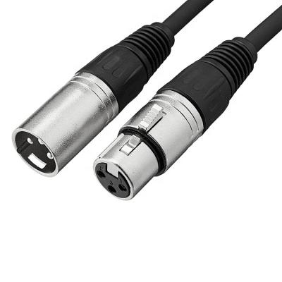 China Microphone XLR Male To Female Microphone Cable 25 Ft Microphone Cable 2 Conductors for sale