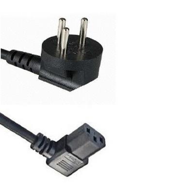 China Construction Israel 3 Pin Plug To Port IEC C19 Power Cable With SII Approval 16A 250V for sale