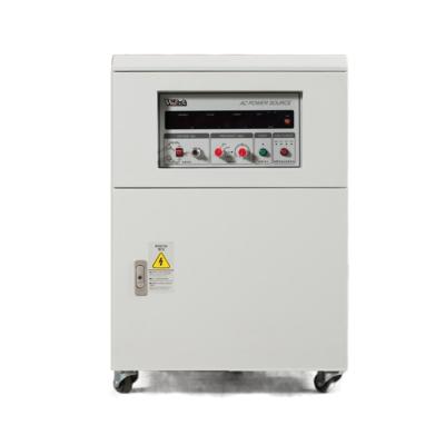 China Home Appliances / LED / Research Establishments / Aerospace Hot White 60kva Single Phase Variable Frequency Power Supply for sale