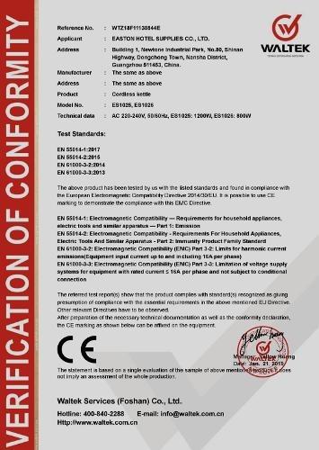 CE - Guangzhou Easton Hotel Supplies Co., Ltd.