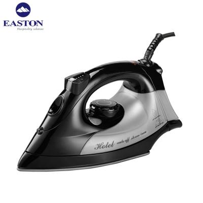 China Eco-friendly Wholesale China Ce Approved Industrial Full Function Classic Black Automatic Circuit Drawing Hotel Electric Steam Iron for sale