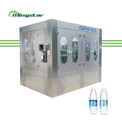 China Automatic PET Food 500 Ml Bottle Water Filling And Capping Machine Small Mineral Water Production Line for sale