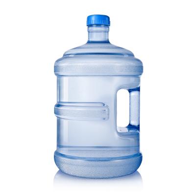 China Recyclable Stored 18.9L PC Material 5 Gallon 20 Liter Drinking Water Bottle With Handle for sale