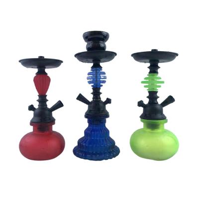 China 2021 soomth 2021 colorful factory direct cheap small arabic glass Shisha hookah set for sale