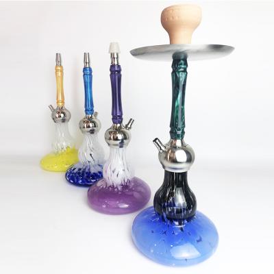 China Durable Wholesale Portable Hookah Shisha Resin Customized Logo Luxury Glass Shisha for sale