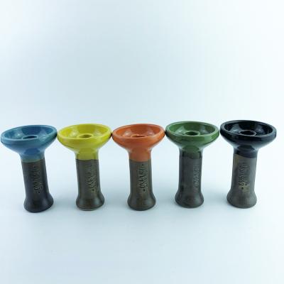 China Factory Wholesale Ceramic Shisha Bowl Phunnel Oblako Ceramic Hookah Smoking Sheesha Hukka Narguile for sale