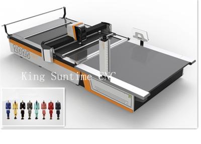 China Large Computerized Fabric Cutting Machine With Air Flotation Auxiliary Divice for sale