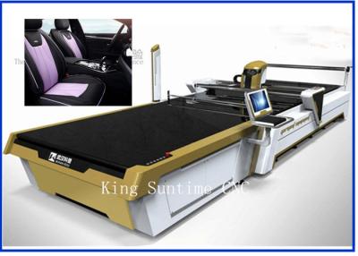 China Customzied Model Car Seat  Mat Cutting Machine , No Laser Cut Fabric Machine 16- 2 5kw for sale