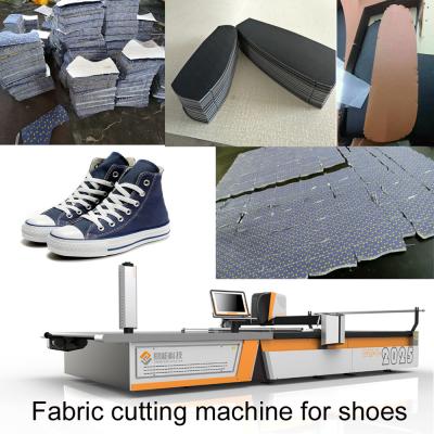 China 1.7m Automatic Fabric Cutting Machine Sneakers Leather Canvas Shoes Machine For Shoes for sale