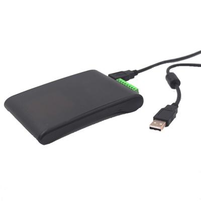 China Wiegand RS232 USB Interface UHF RFID Reader 860-960Mhz Desktop Card Reader Support RSSI, GPIO 122.4mmx84mmx20mm for sale