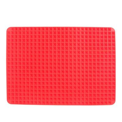 China cooking & GRILL Oven Silicone Mat Multifunctional BBQ Grill Pan Pyramid Baking Mat for sale