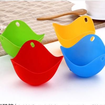 China Creative Environmentally Friendly Steamed Eggs DIY Food Grade Silicone Egg Steamer Egg Cooker for sale