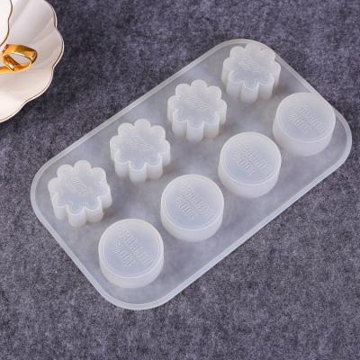 China Viable Creative Transparent White Mousse Cake Silicone Butter Mousse Baking Mold for sale