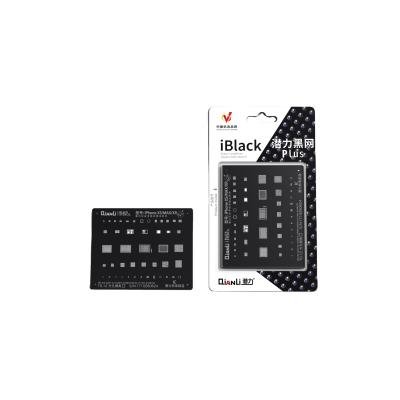 China Best Selling Black 3D CPU Reballing QianLi Stencils Universal Reball IC BGA Stencil For Iphone Reballing for sale