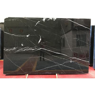 China Polished Modern Black Marble Stone Natural Marble Flooring Stairs for sale