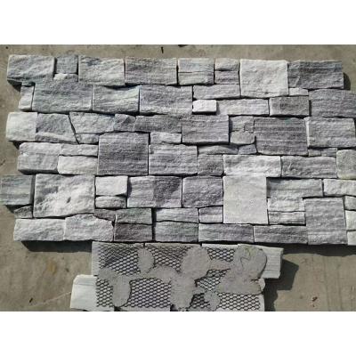 China Cement Alaska Modern Gray Cladding Cultured Stone Wall Back for sale