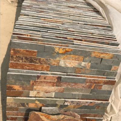 China Rusty Culture Stone Wall Stone Modern Natural Stone Tile For Exterior Wall for sale