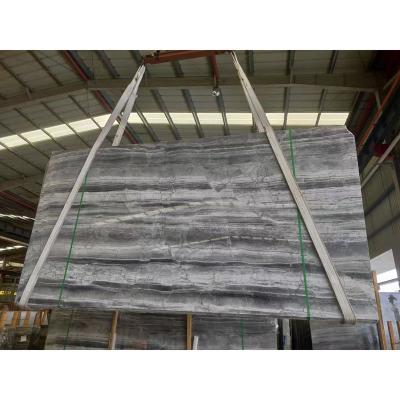 China Wholesale Modern Galaxy Stone Wooden Marble Slabs for sale