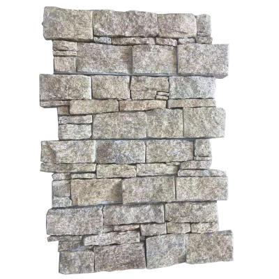 China Culture Panel Modern Stone Stacked Decoration Stone Wall Cladding Natural Cement Stone for sale