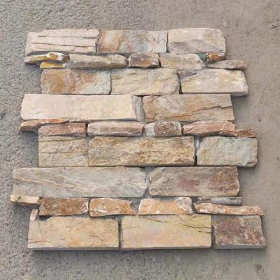 China Modern Rusty Cement Stone Cladding Stone Wall Culture Stone Panel for sale