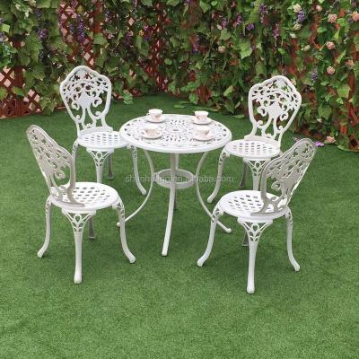 China High Quality Water Proof Outdoor Garden Furniture Dining Chair Cast Aluminum Chairs for sale